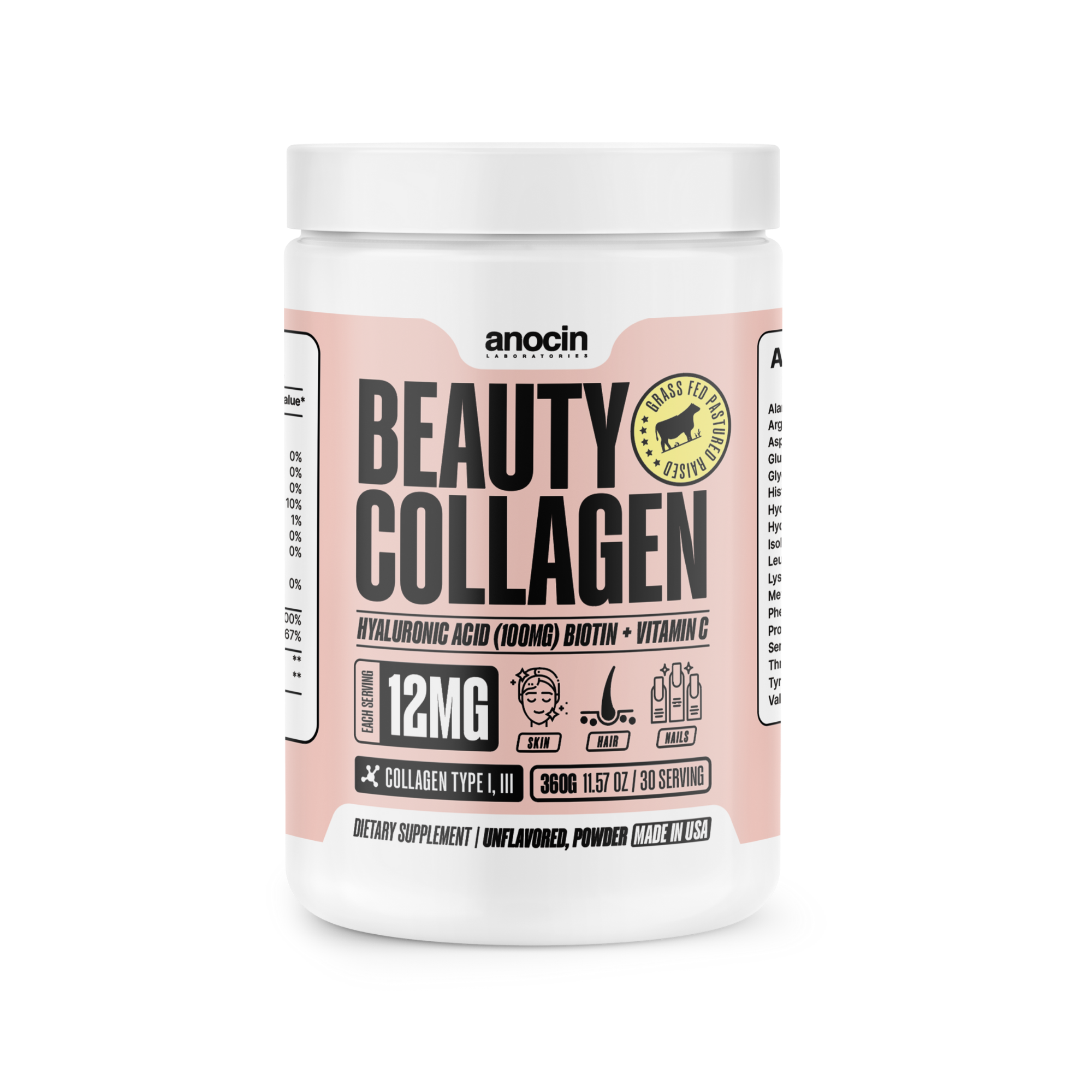 BEAUTYMIX Collagen (Type I, III for Hair, Skin, Nail)