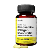 3000mg Glucosamine Collagen Chondroitin - Joint Support Supplement with Turmeric, MSM, Hyaluronic Acid & Boswellia Serrata, Anti-Inflammatory & Knee Pain Relief, Non-GMO, Gluten-Free, 60 Tablets