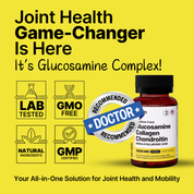 Glucosamine Collagen Chondroitin 3000mg with Turmeric, MSM, Hyaluronic Acid & Boswellia Serrata