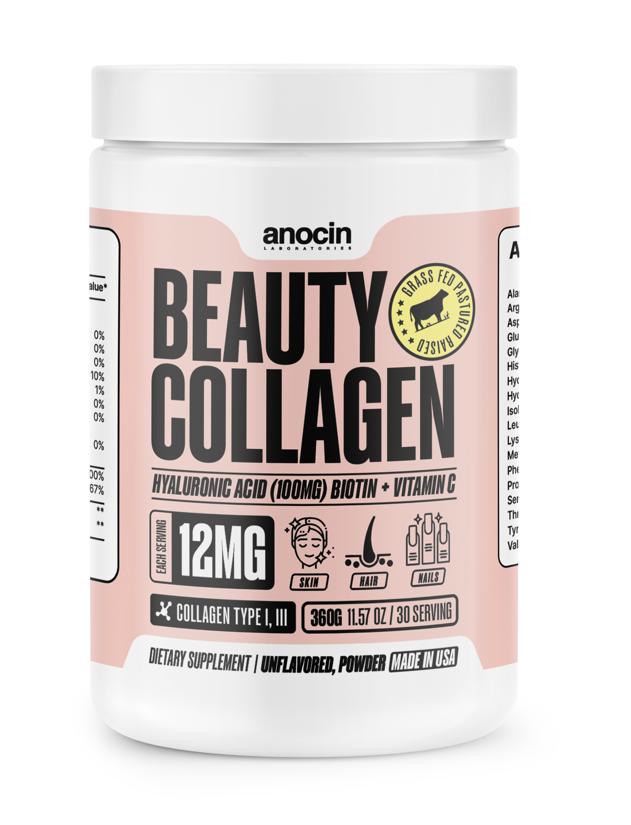 BEAUTYMIX Collagen (Type I, III for Hair, Skin, Nail)